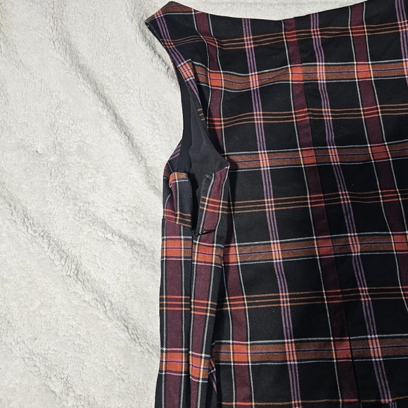 Pamela Love x RTR Old School Plaid Multi Color Overalls Jumpsuit Size 10 - Picture 14 of 15